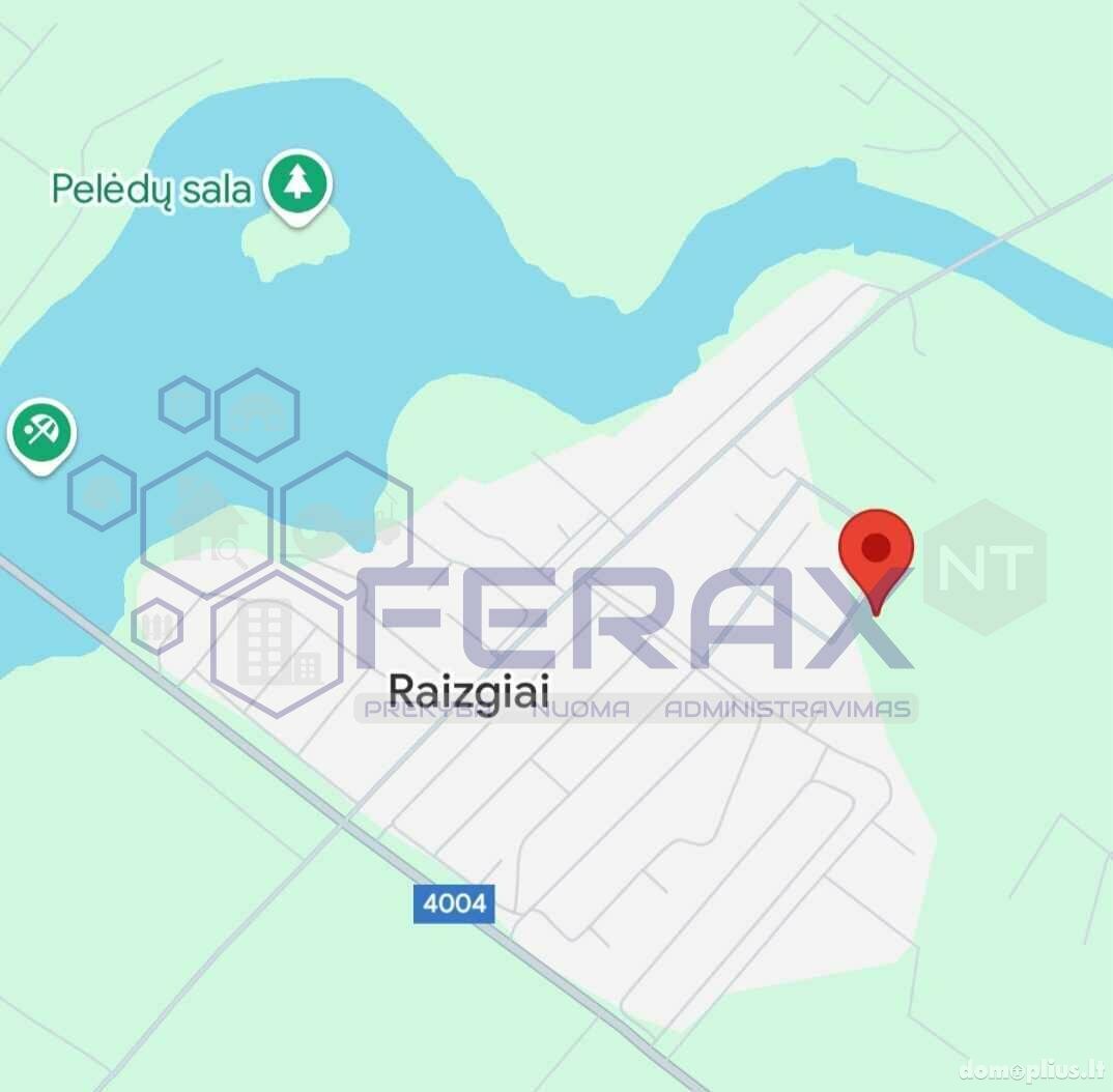 Участок Šiaulių rajono sav., Raizgiuose, Žvejonės g.