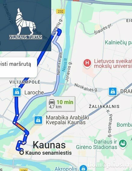 Участок Kaune, Vilijampolėje, A. Strazdo g.