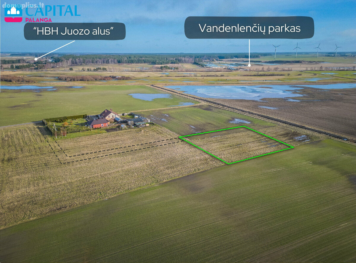 Land for sale Kretingos rajono sav., Užpelkiuose