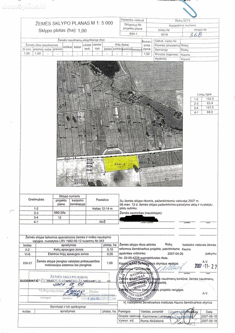 Land for sale Kauno rajono sav., Rokuose