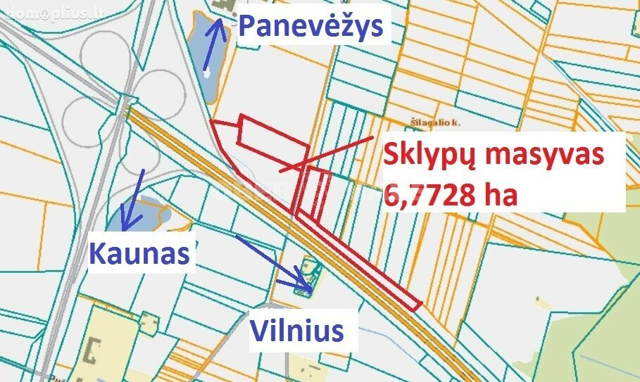 Land for sale Panevėžio rajono sav., Šilagalyje