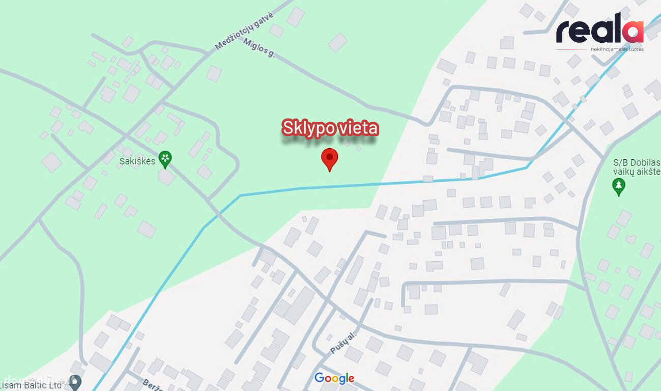 Участок Vilniaus rajono sav., Sakiškėse
