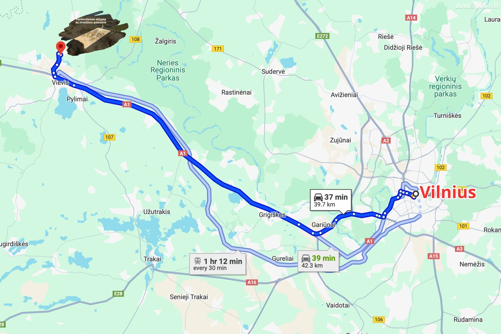 Parduodamas sklypas Elektrėnų sav., Alesninkuose, Užupio g.
