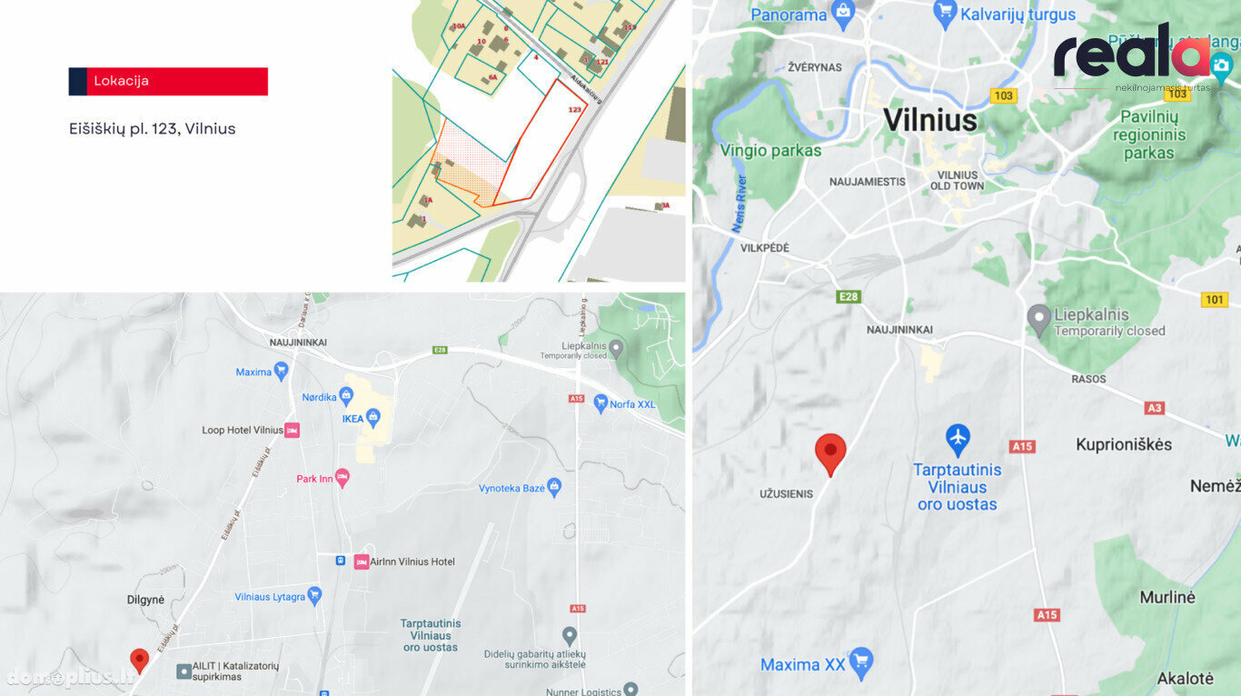 Участок Vilnius, Vilniuje, Eišiškių pl.