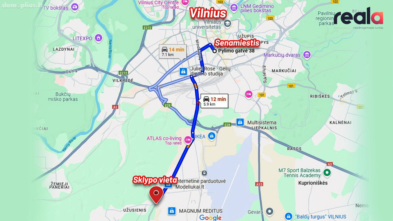 Участок Vilnius, Vilniuje, Eišiškių pl.