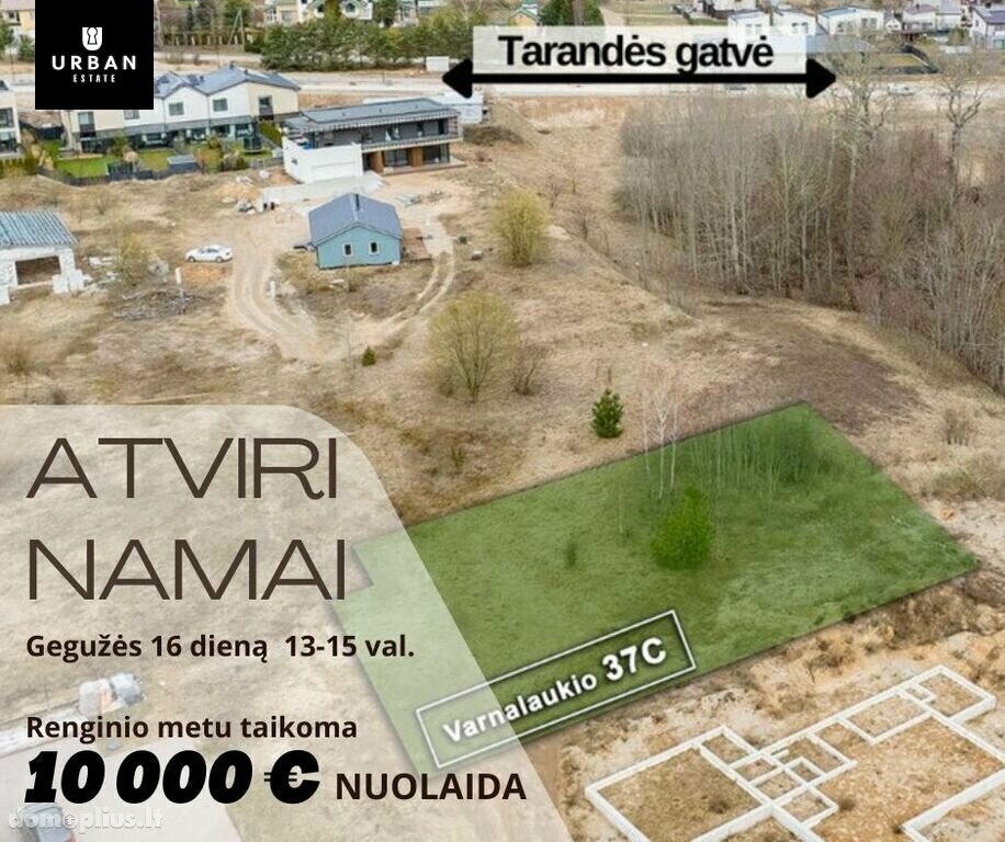 Land for sale Vilniuje, Tarandėje, Varnalaukio g.