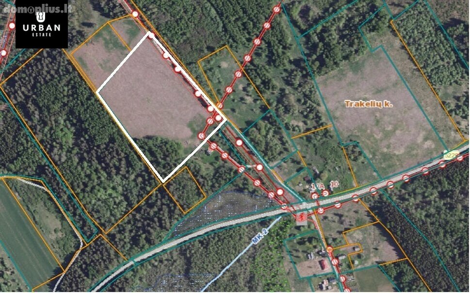 Land for sale Vilniaus rajono sav., Trakeliuose