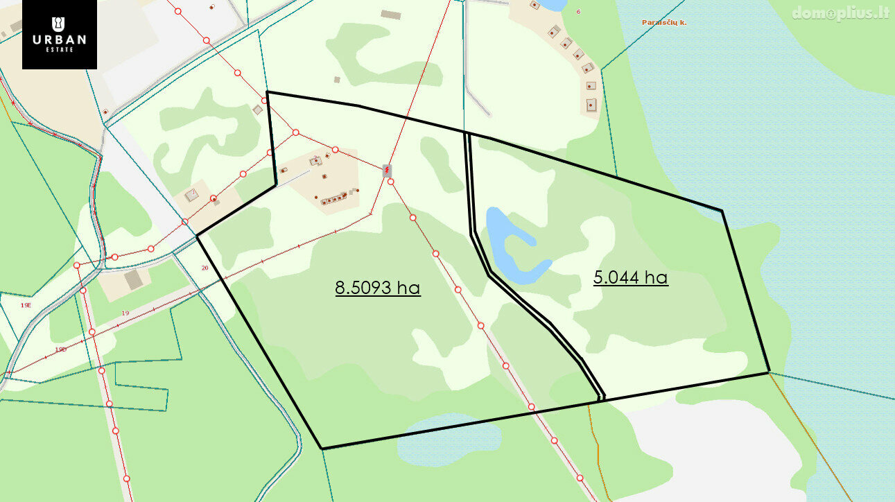 Land for sale Trakų rajono sav., Paraisčiuose