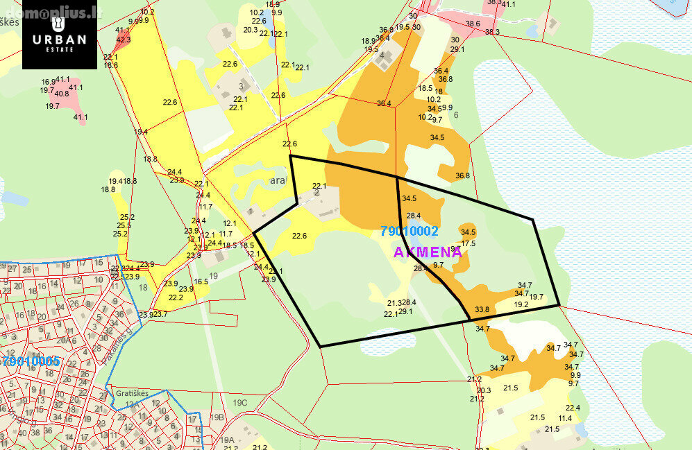 Land for sale Trakų rajono sav., Paraisčiuose