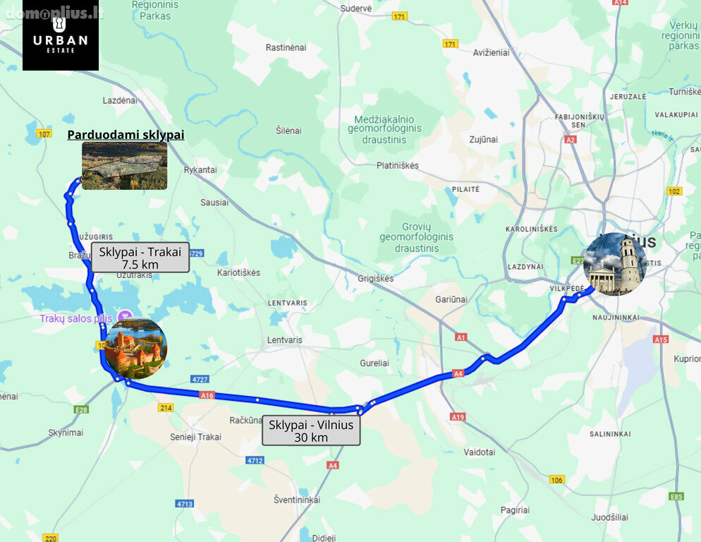 Land for sale Trakų rajono sav., Paraisčiuose