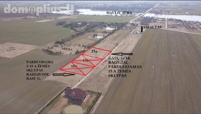 Parduodamas sklypas Šiaulių rajono sav., Raizgiuose