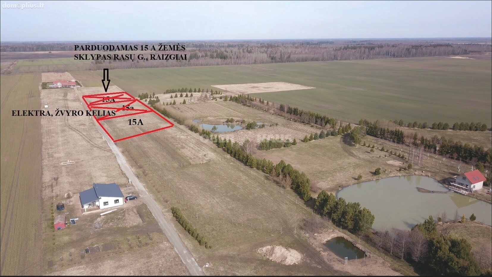 Parduodamas sklypas Šiaulių rajono sav., Raizgiuose