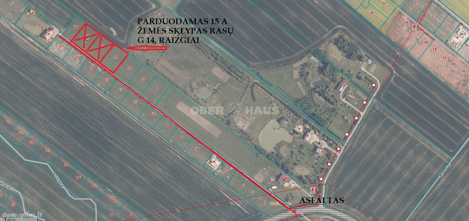 Parduodamas sklypas Šiaulių rajono sav., Raizgiuose