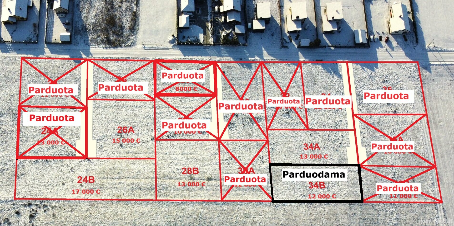 Parduodamas sklypas Kretingos rajono sav., Kiauleikiuose, Smėlio g.