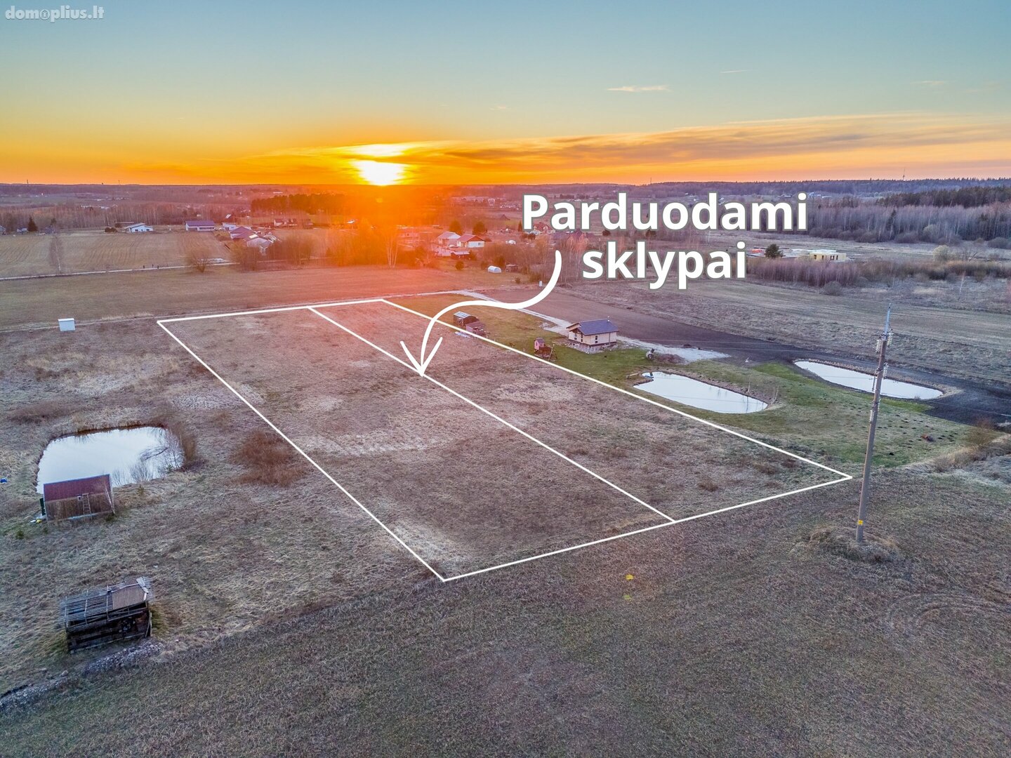 Parduodamas sklypas Vilniaus rajono sav., Pagrūšyje, Nakvišų g.
