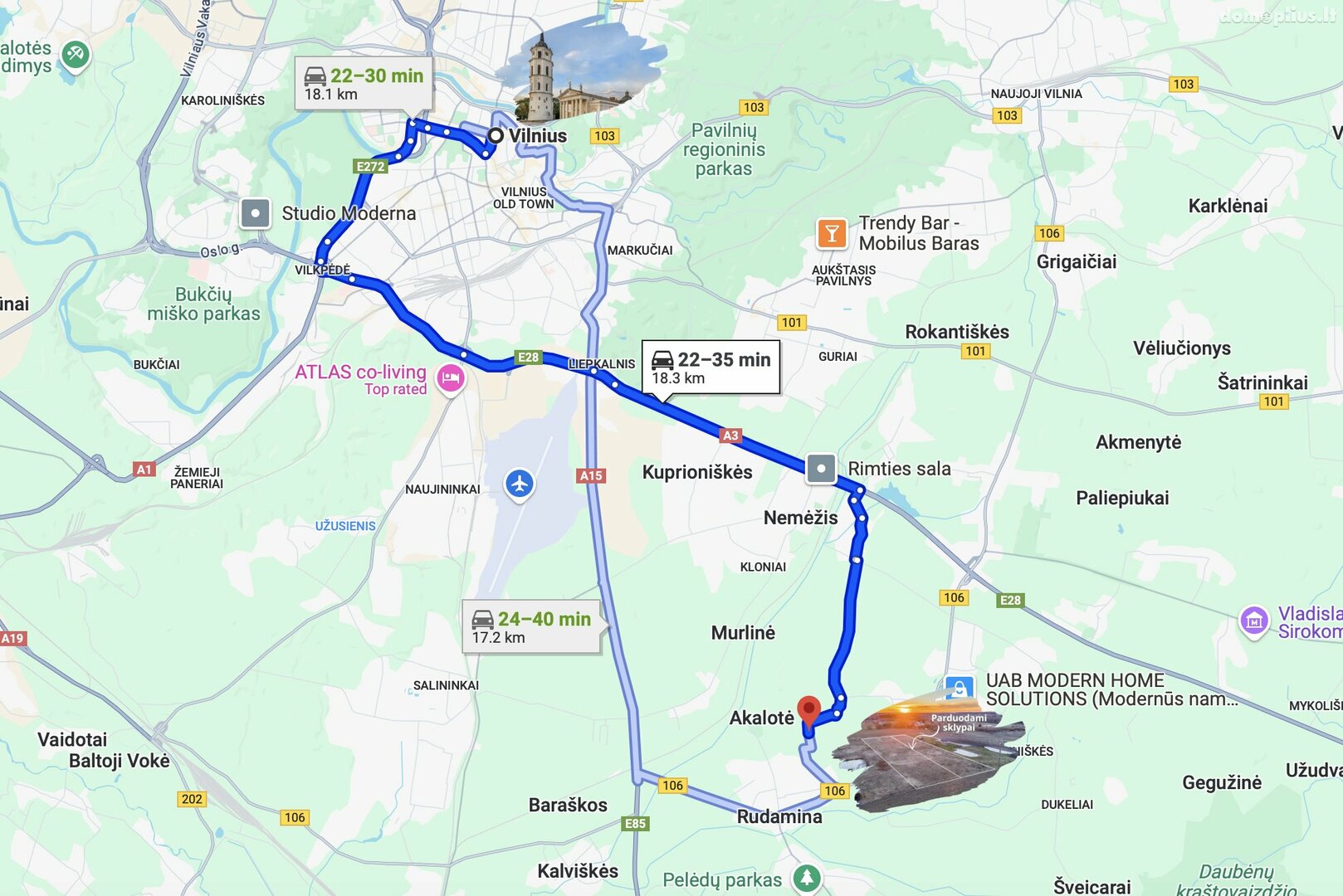 Parduodamas sklypas Vilniaus rajono sav., Pagrūšyje, Nakvišų g.