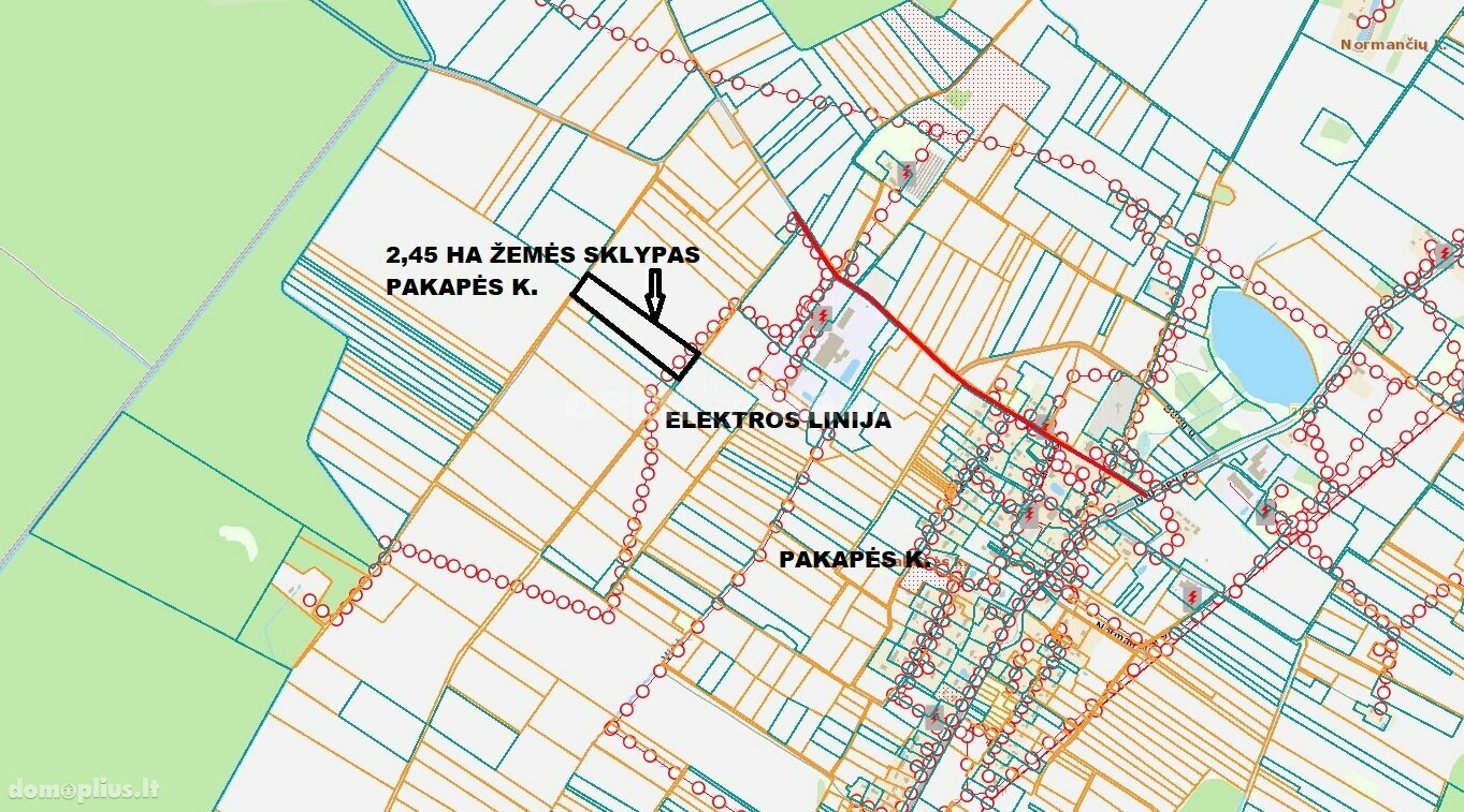 Parduodamas sklypas Šiaulių rajono sav., Pakapėje