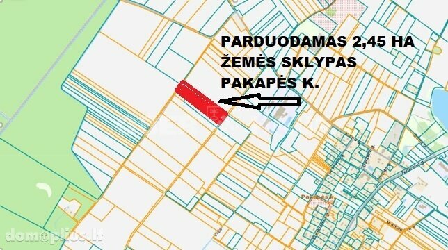 Parduodamas sklypas Šiaulių rajono sav., Pakapėje