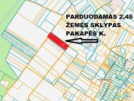 Parduodamas sklypas Šiaulių rajono sav., Pakapėje