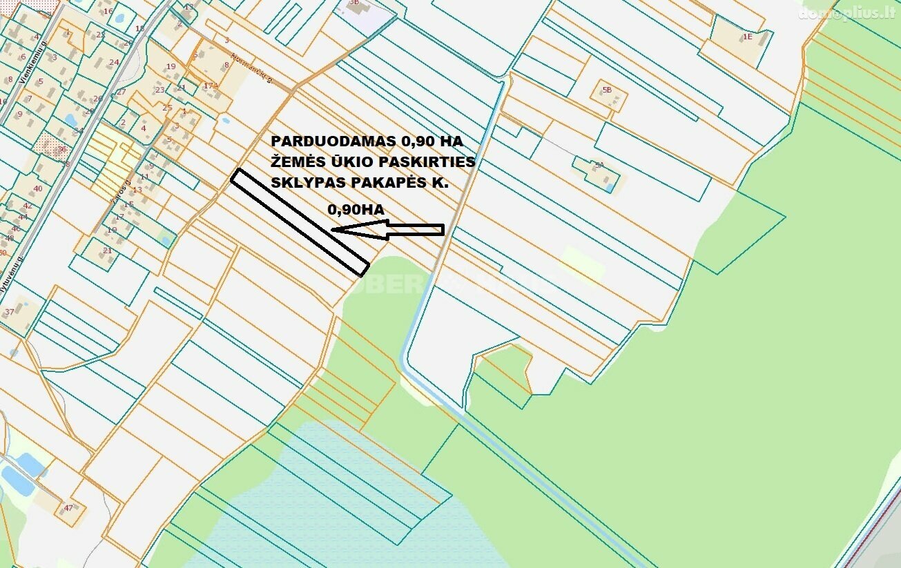Parduodamas sklypas Šiaulių rajono sav., Pakapėje