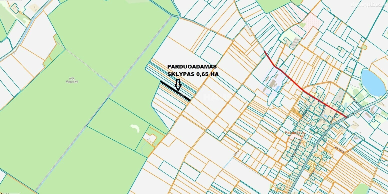 Parduodamas sklypas Šiaulių rajono sav., Pakapėje