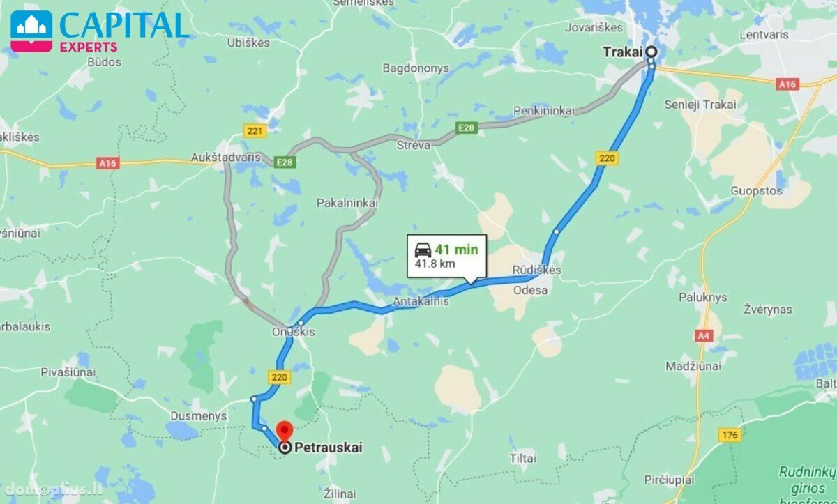 Land for sale Trakų rajono sav., Petrauskuose