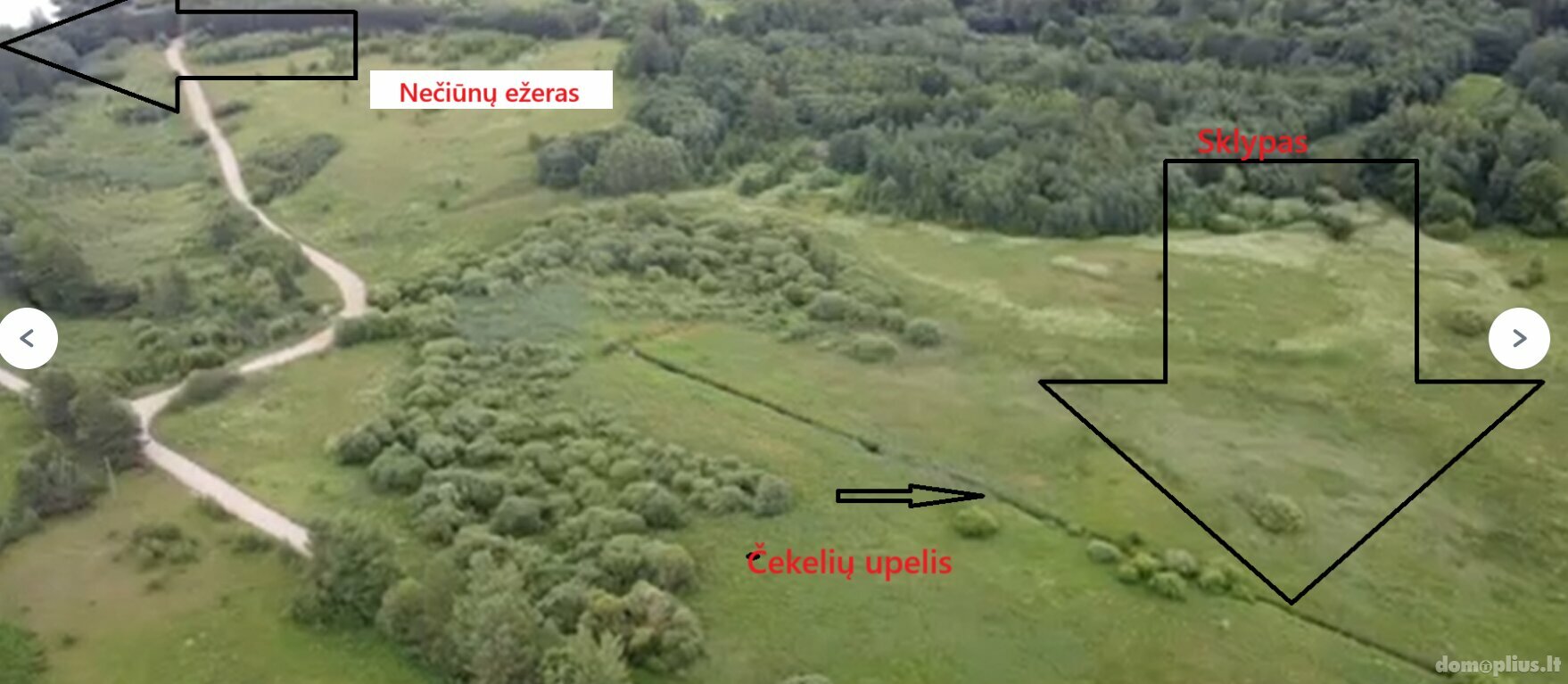 Parduodamas sklypas Trakų rajono sav., Čekeliuose