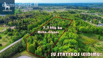 Parduodamas sklypas Vilniaus rajono sav., Čekoniškėse