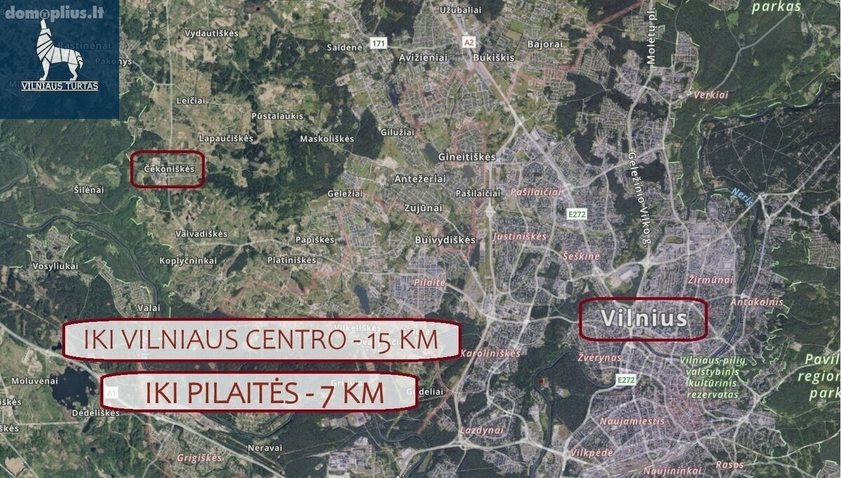 Parduodamas sklypas Vilniaus rajono sav., Čekoniškėse