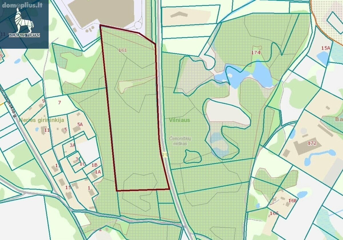 Parduodamas sklypas Vilniaus rajono sav., Čekoniškėse