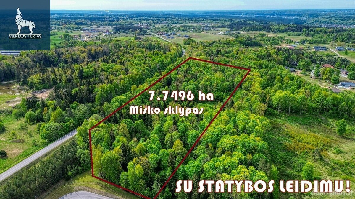 Parduodamas sklypas Vilniaus rajono sav., Čekoniškėse