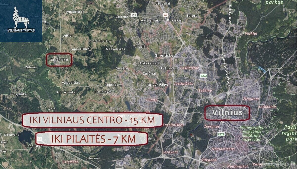 Parduodamas sklypas Vilniaus rajono sav., Čekoniškėse