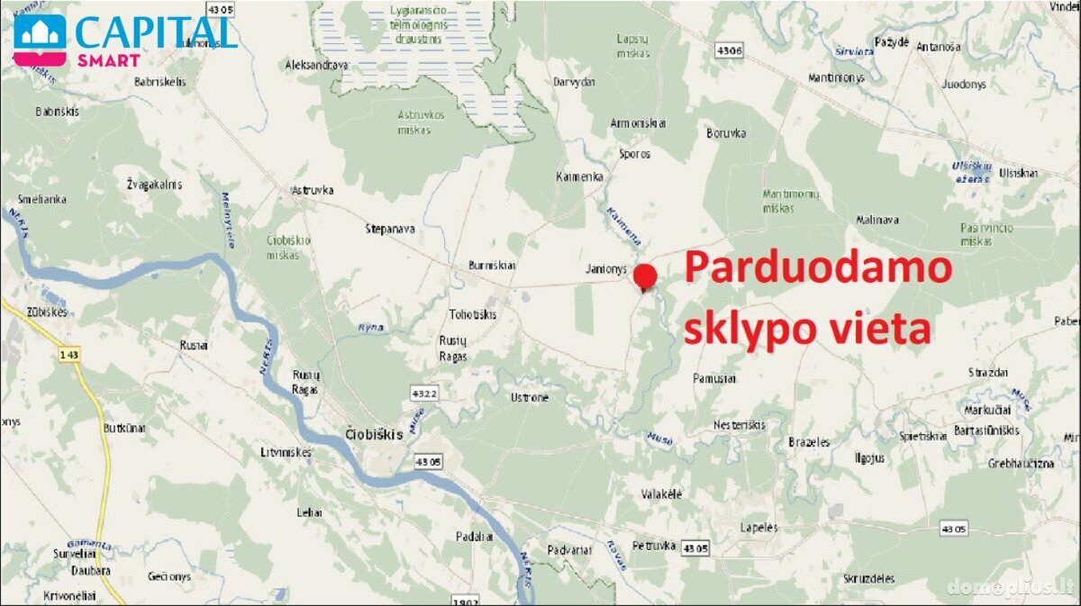 Parduodamas sklypas Širvintų rajono sav., Janionyse