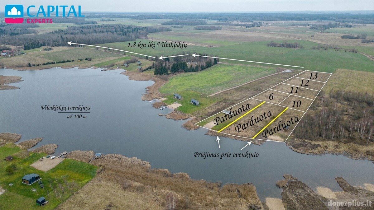 Parduodamas sklypas Širvintų rajono sav., Plotuose