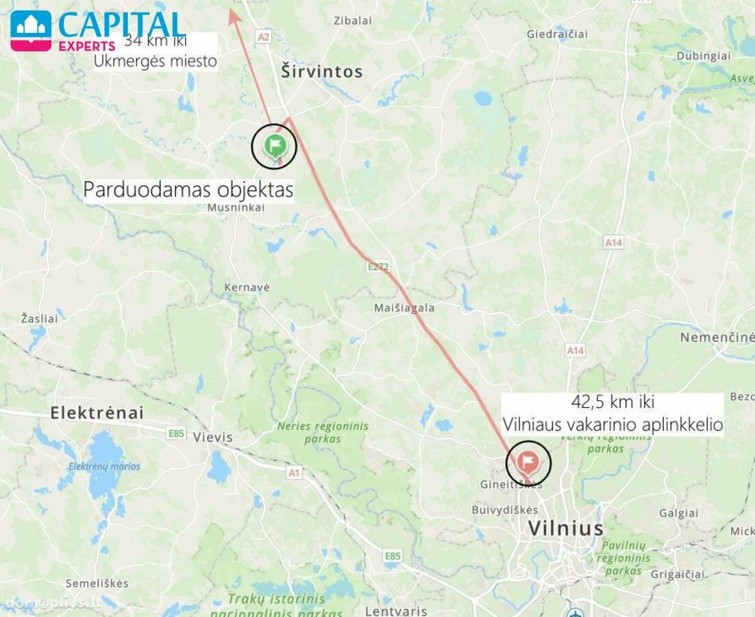 Parduodamas sklypas Širvintų rajono sav., Plotuose