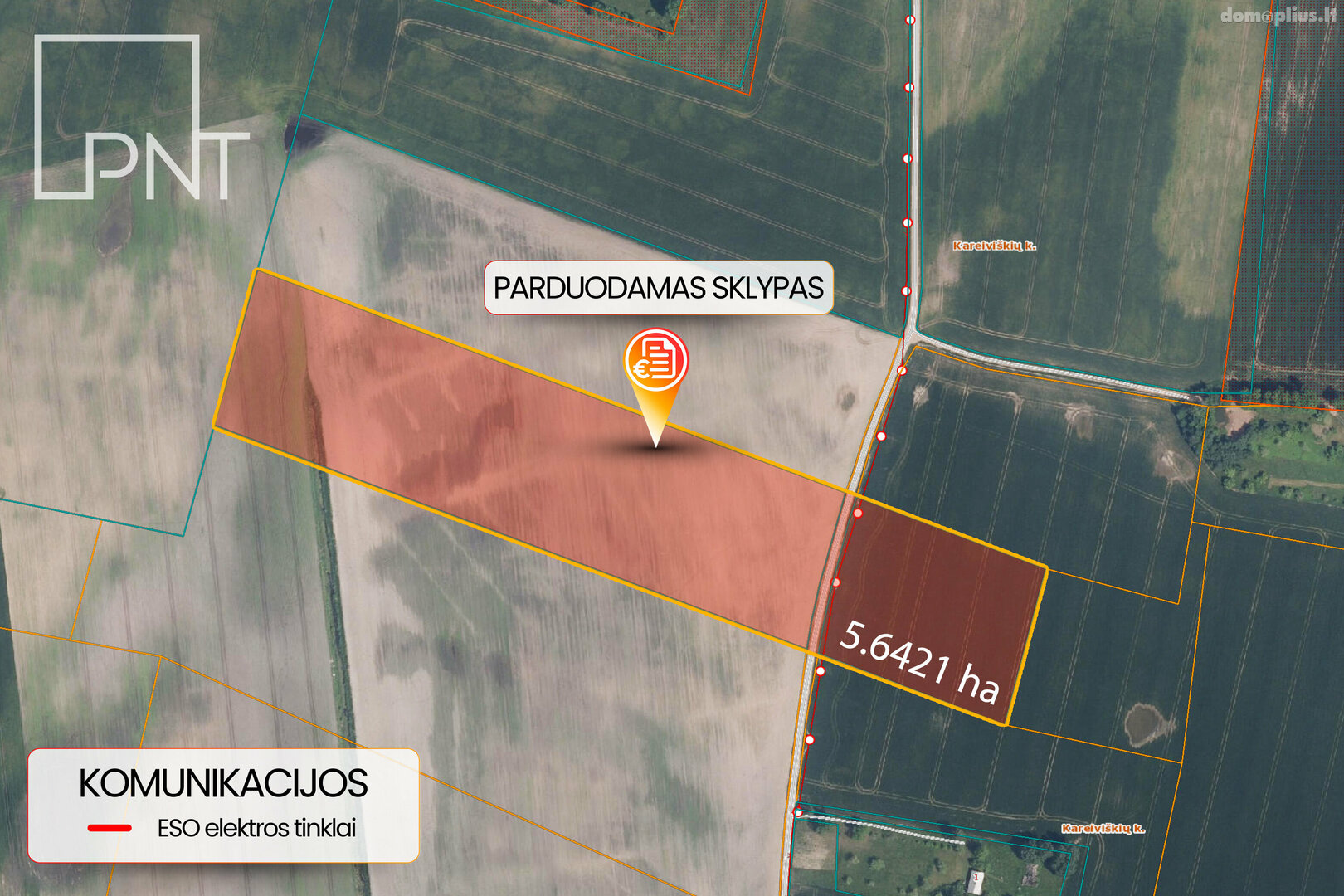 Участок Panevėžio rajono sav., Kareiviškiuose