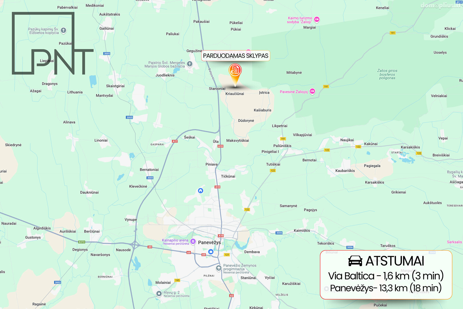 Участок Panevėžio rajono sav., Kareiviškiuose
