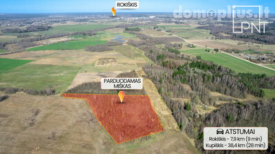 Land for sale Rokiškio rajono sav., Sėdžiūnuose