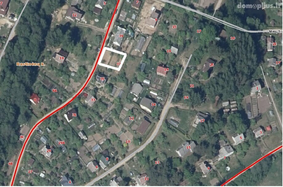 Parduodamas sklypas Vilniaus rajono sav., Rastinėnuose, Raudonojo Kryžiaus 1-oji g.