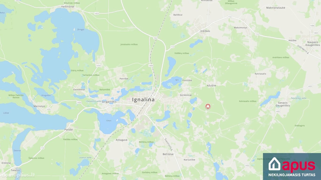 Parduodamas sklypas Ignalinos rajono sav., Girminiuose, Budrių g.