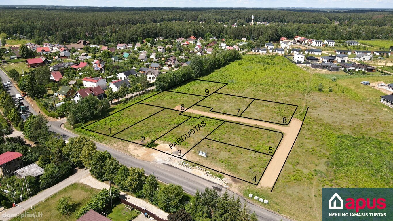 Parduodamas sklypas Vilniuje, Balsiuose, Julijono Steponavičiaus g.
