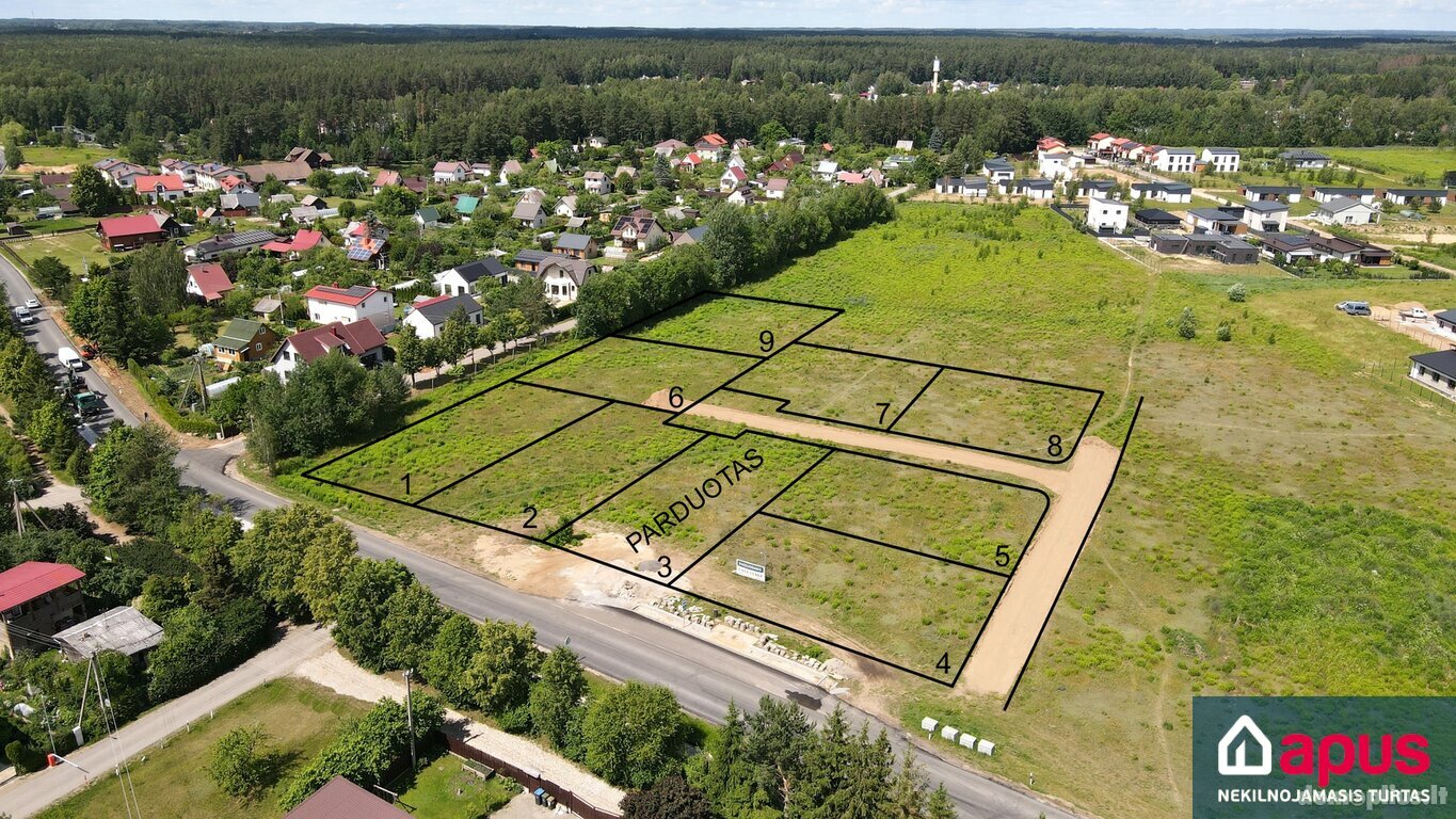 Parduodamas sklypas Vilniuje, Balsiuose, Julijono Steponavičiaus g.