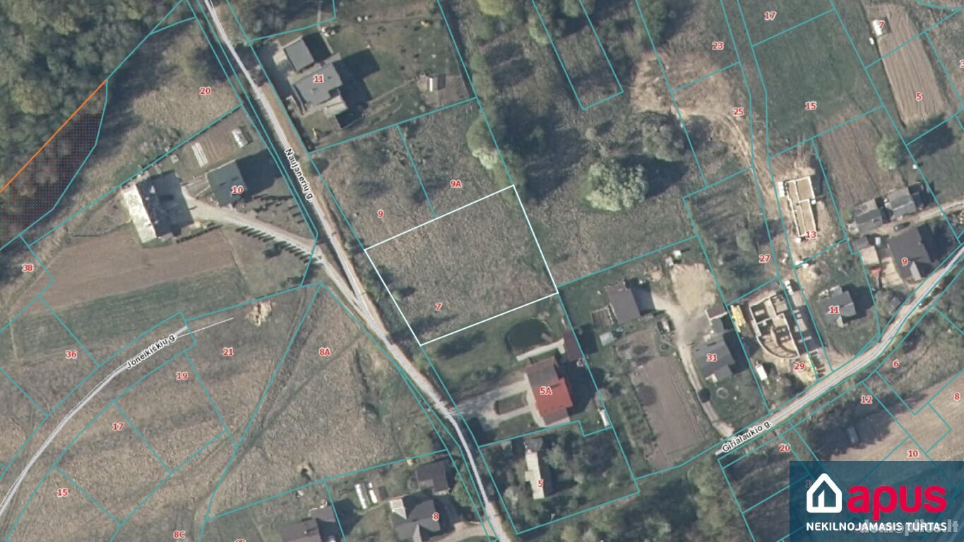 Parduodamas sklypas Vilniuje, Balsiuose, Naujanerių g.