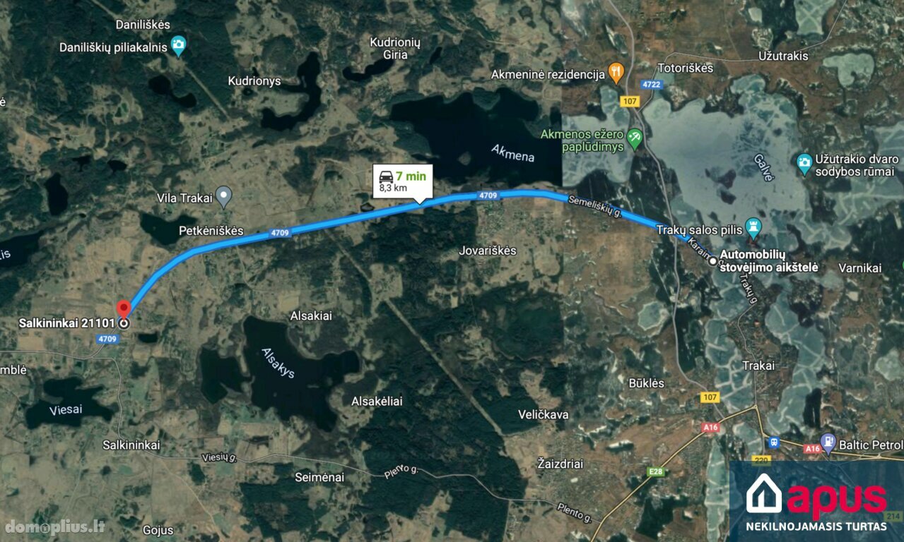 Parduodamas sklypas Trakų rajono sav., Padvarionyse, Smėlio g.