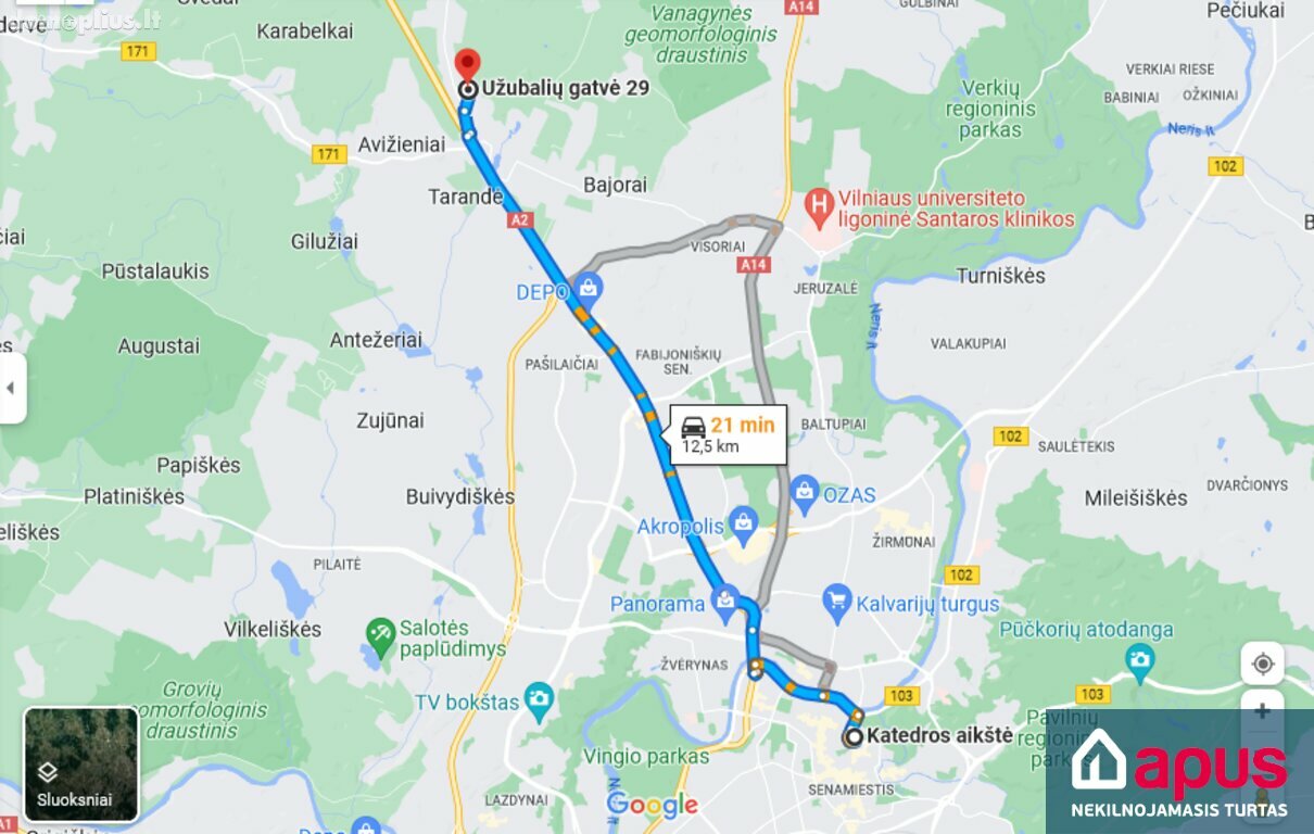 Parduodamas sklypas Vilniaus rajono sav., Užubaliuose, Užubalių g.