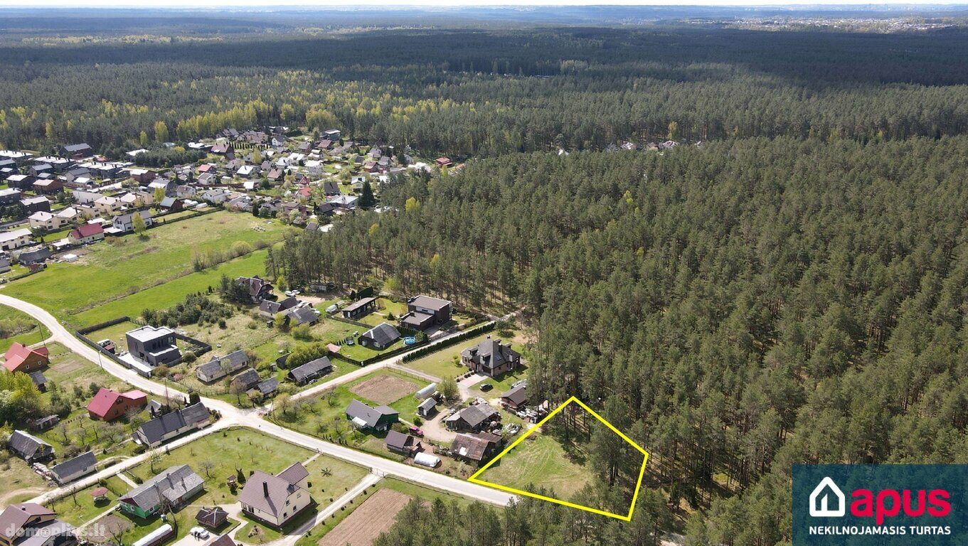 Parduodamas sklypas Vilniaus rajono sav., Sakiškėse