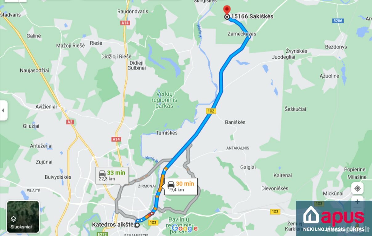 Parduodamas sklypas Vilniaus rajono sav., Sakiškėse
