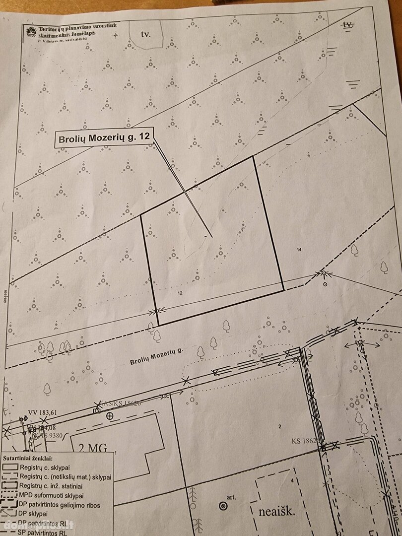 Land for sale Vilniuje, Naujoji Vilnia, Brolių Mozerių g.