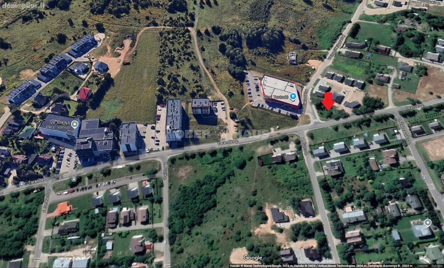 Parduodamas sklypas Vilniuje, Tarandėje, Tarandės g.