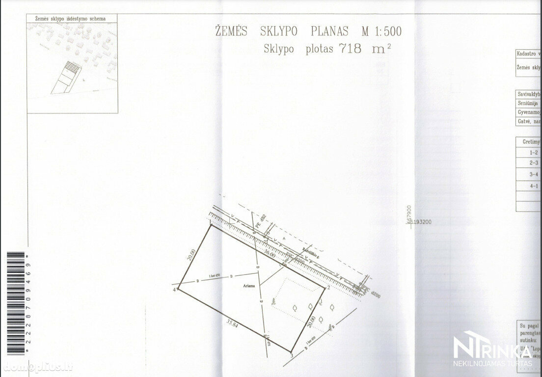 Land for sale Radviliškio rajono sav., Šniūraičiuose, Radviliškio g.